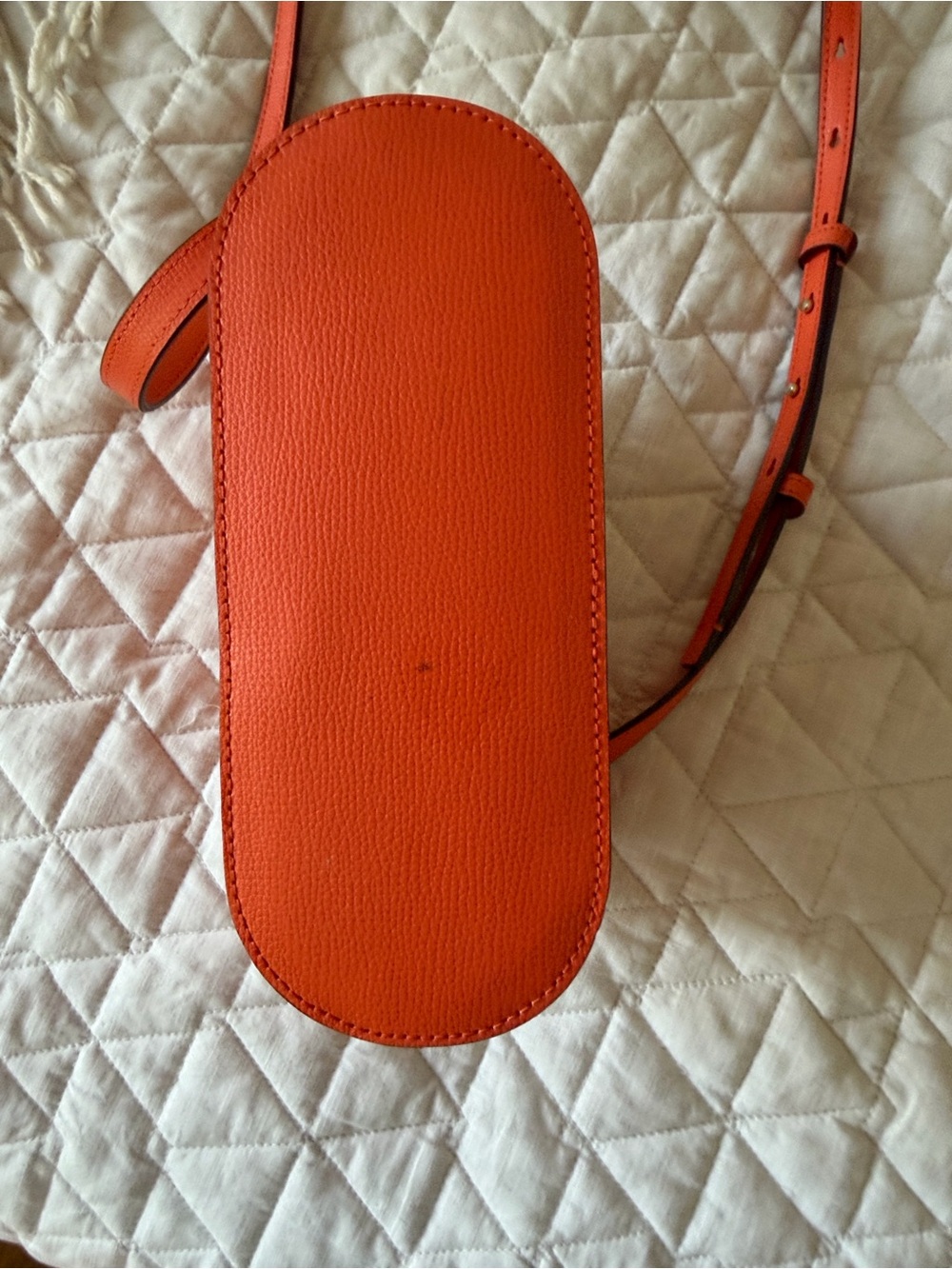 Kate Spade Orange Crossbody dome bag with Adjustable Strap - Picture 4 of 7